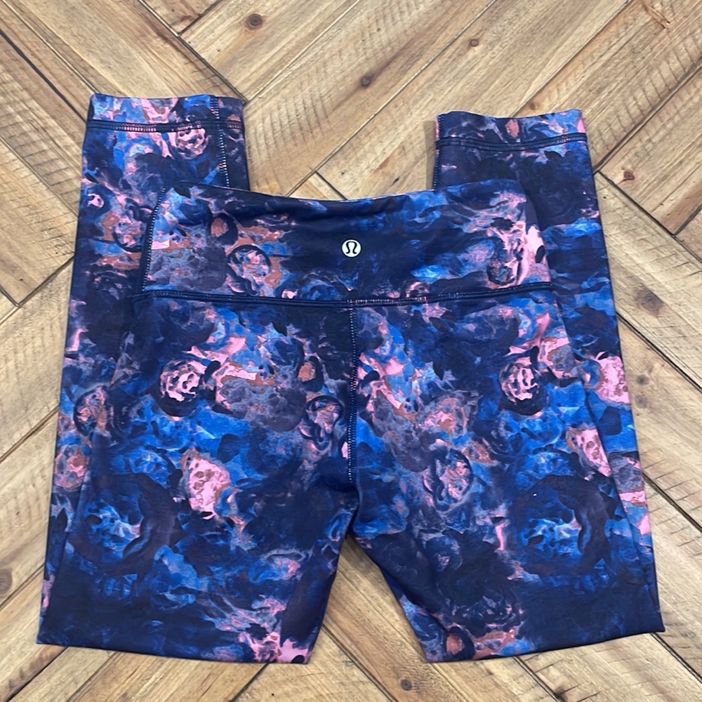 Lululemon Workout Capri Pants Winder Under Moody Mirage